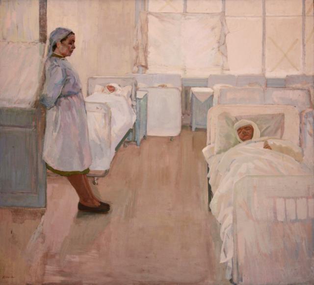 Кокачев В.В. В госпитале. 1965 Кокачев В.В. В госпитале. 1965